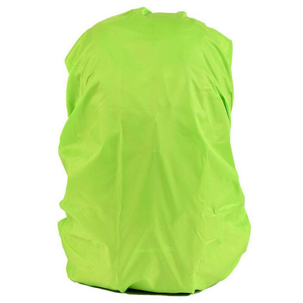 2x Backpack Rucksack Rain Cover Water/ Dustproof for Sports Camping Hiking Travel - Green, One Size