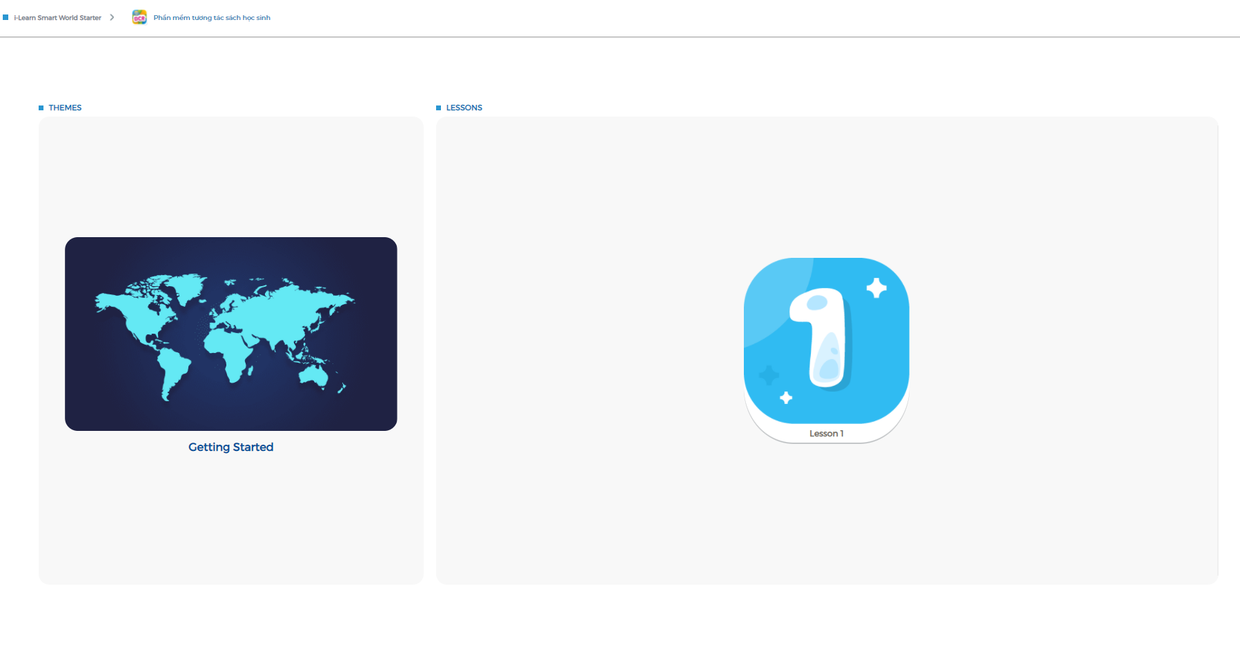 [APP] i-Learn Smart World Starter - Ứng dụng phần mềm tương tác sách học sinh