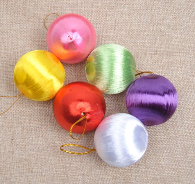 Set Quả Châu Sợi Bóng Trang Trí Cây Thông Giáng Sinh Trang Trí Noel