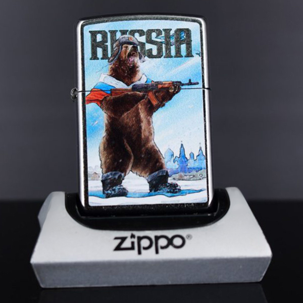 Bật Lửa Zippo 207 Russian Bear Design