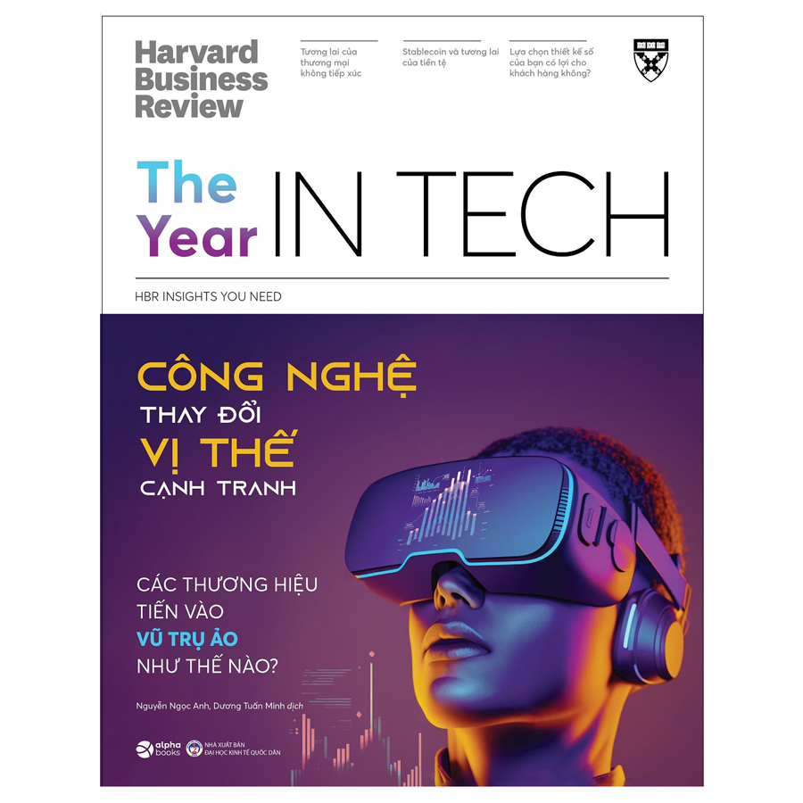 Hình ảnh Sách - HBR Insights - Công Nghệ Thay Đổi Vị Thế Cạnh Tranh (The Year in Tech)