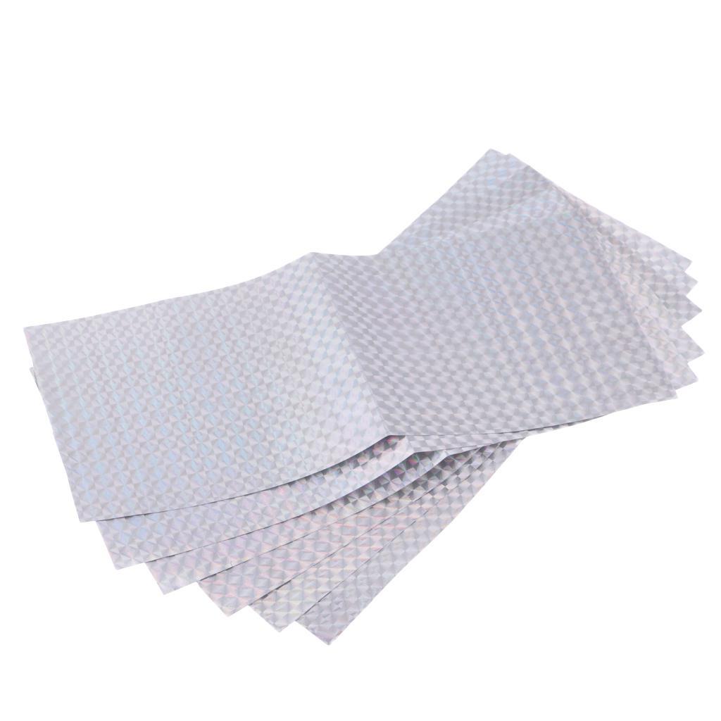 6pcs Holographic Adhesive Film Fishing Lure Tape For Lure Making DIY