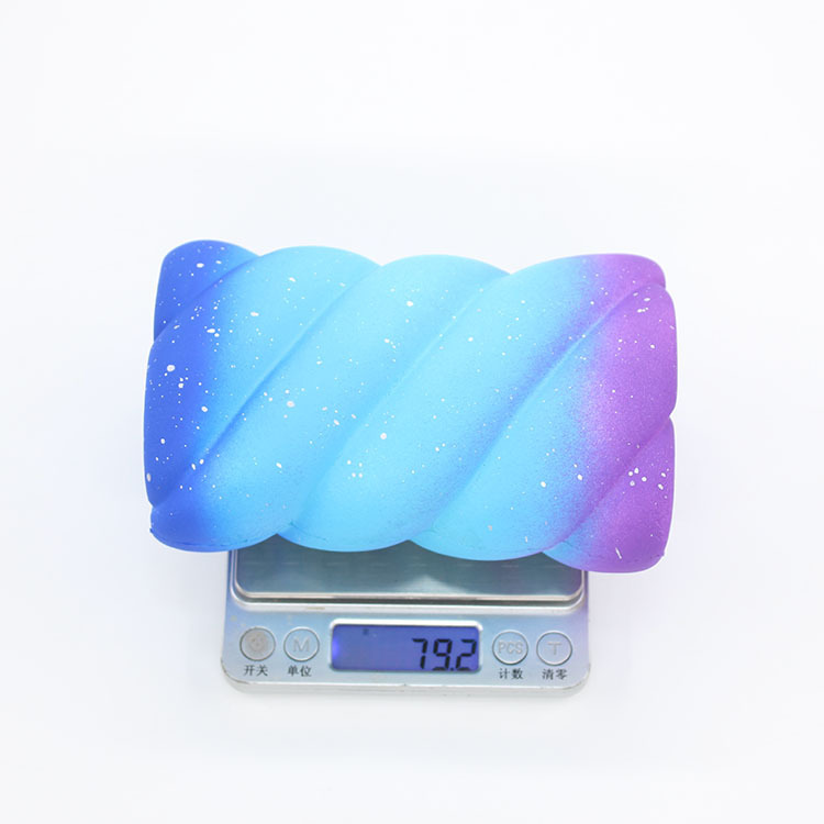 Đồ Chơi Squishy Kẹo Xoắn Galaxy Kích Thước 14cm Chậm Tăng Tặng Kèm Bao Bì