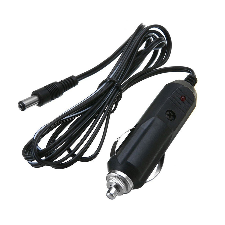 Sạc Máy đếm tiền mini và các thiết bị có điện áp 12VDC trên ôtô có LED và kèm cầu chì bảo vệ an toàn