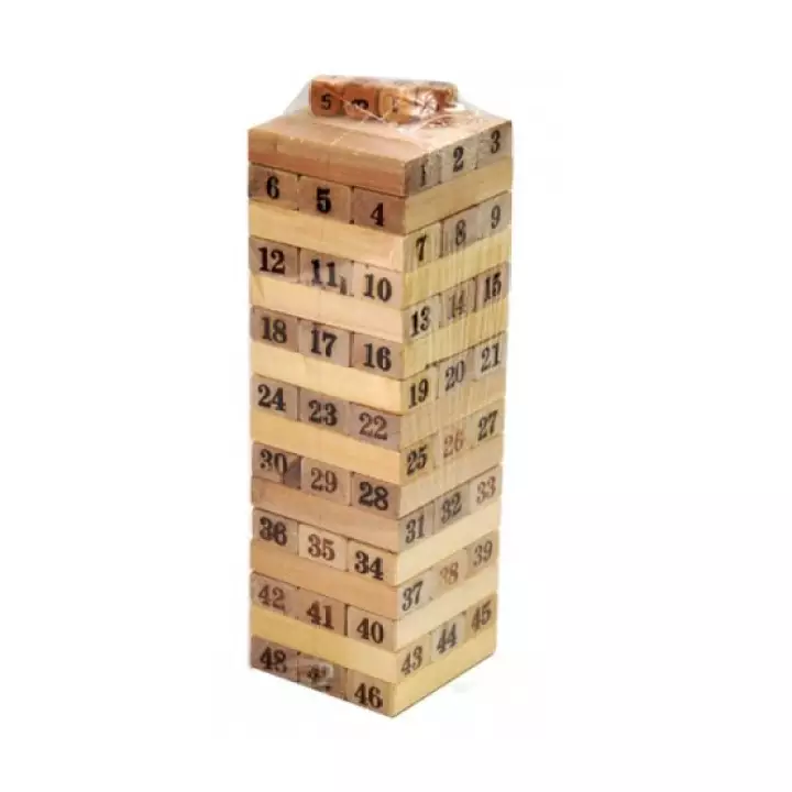 Đồ Chơi Rút Gỗ Renga Số - Wooden Toy 48pcs (Number game)