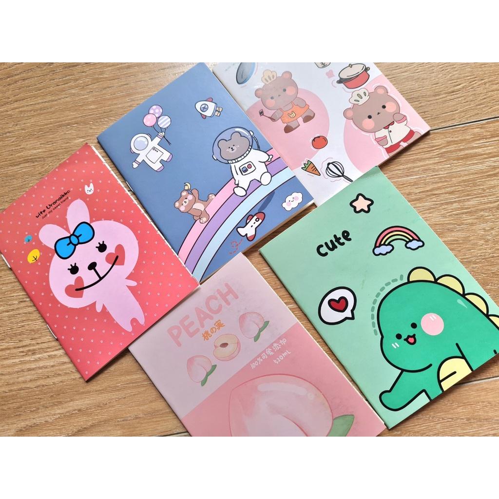 Sổ Tay - Sổ Ghi Chú Nhỏ Hoạt Hình Dễ Thương