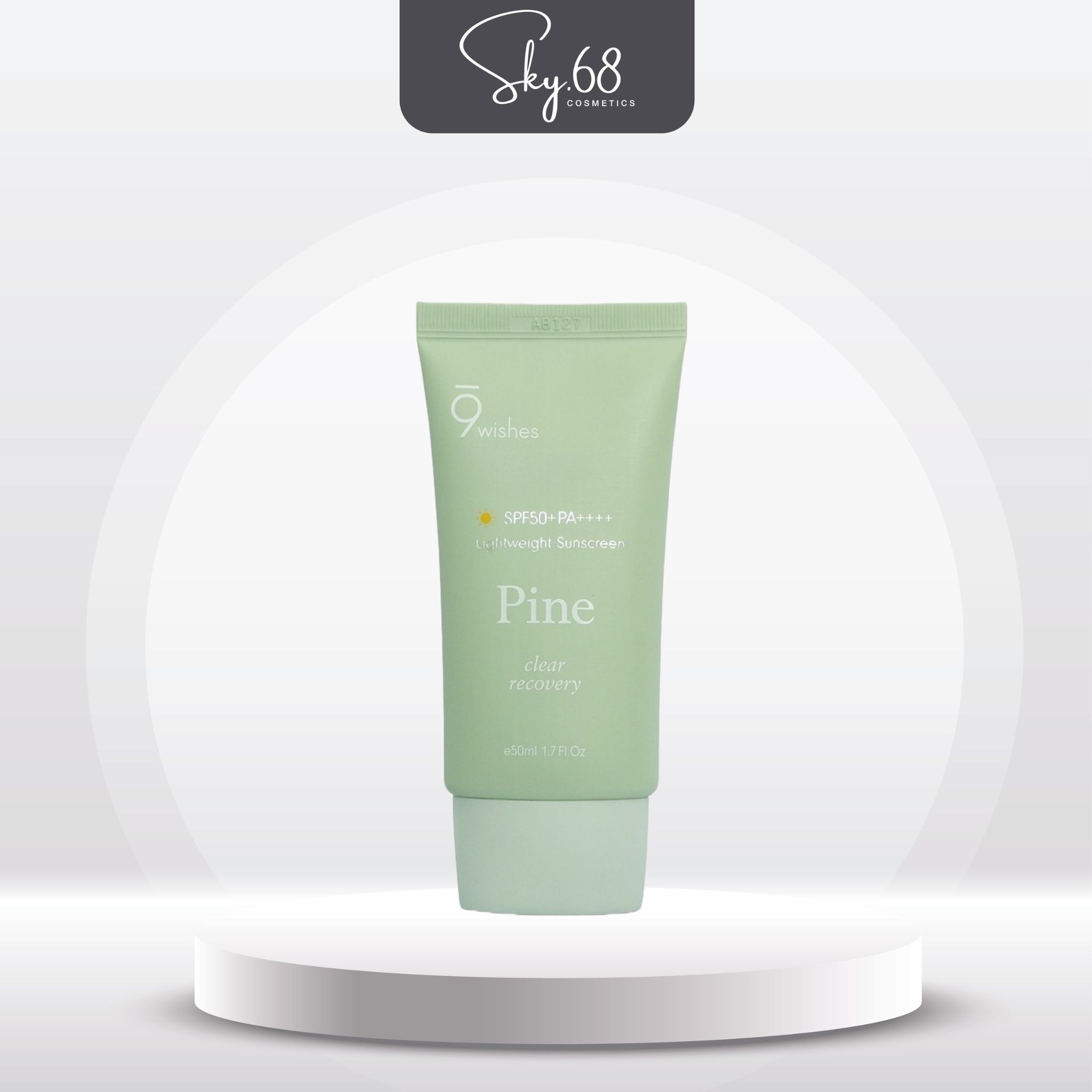 Kem Chống Nắng Bảo Vệ, Thanh Lọc và Phục Hồi Da 9 Wishes Pine Treatment Sunscreen SPF50+ PA Kem Chống Nắng Bảo Vệ, Thanh Lọc và Phục Hồi Da 9 Wishes Pine Treatment Sunscreen SPF50+ PA