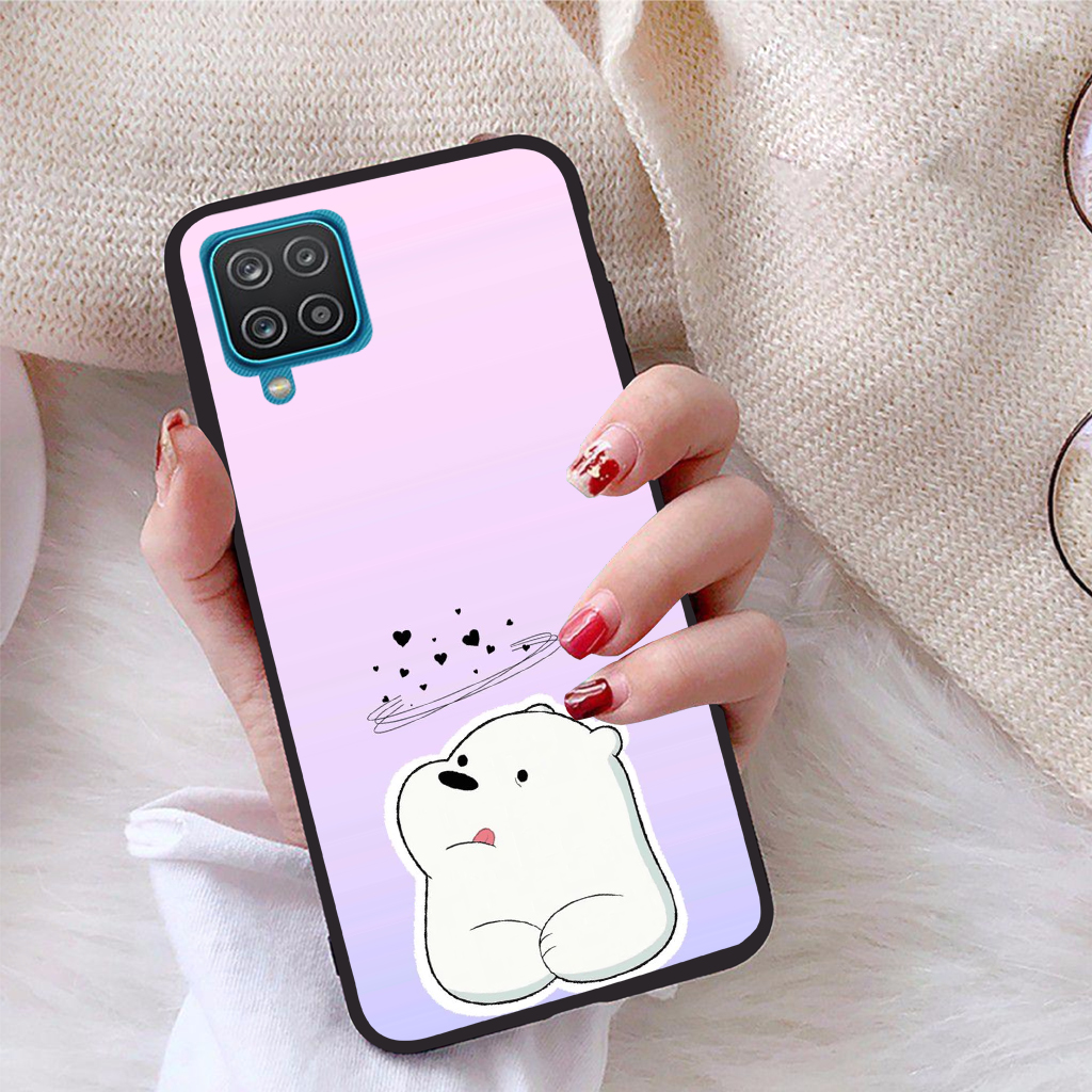 Ốp lưng dành cho Samsung Galaxy A12 viền dẻo TPU bộ sưu tập Chúng ta là gấu - Hàng chính hãng
