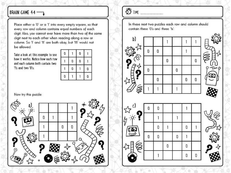 Sách Brain Games For Clever Kids 10 Year Olds