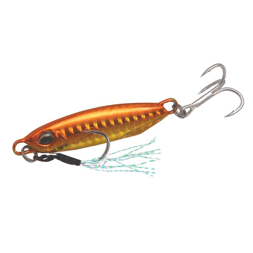 Life-like Metal Hard Jigging Lead Fish 16g 5cm Minnow Fishing Lure 3D Eyes