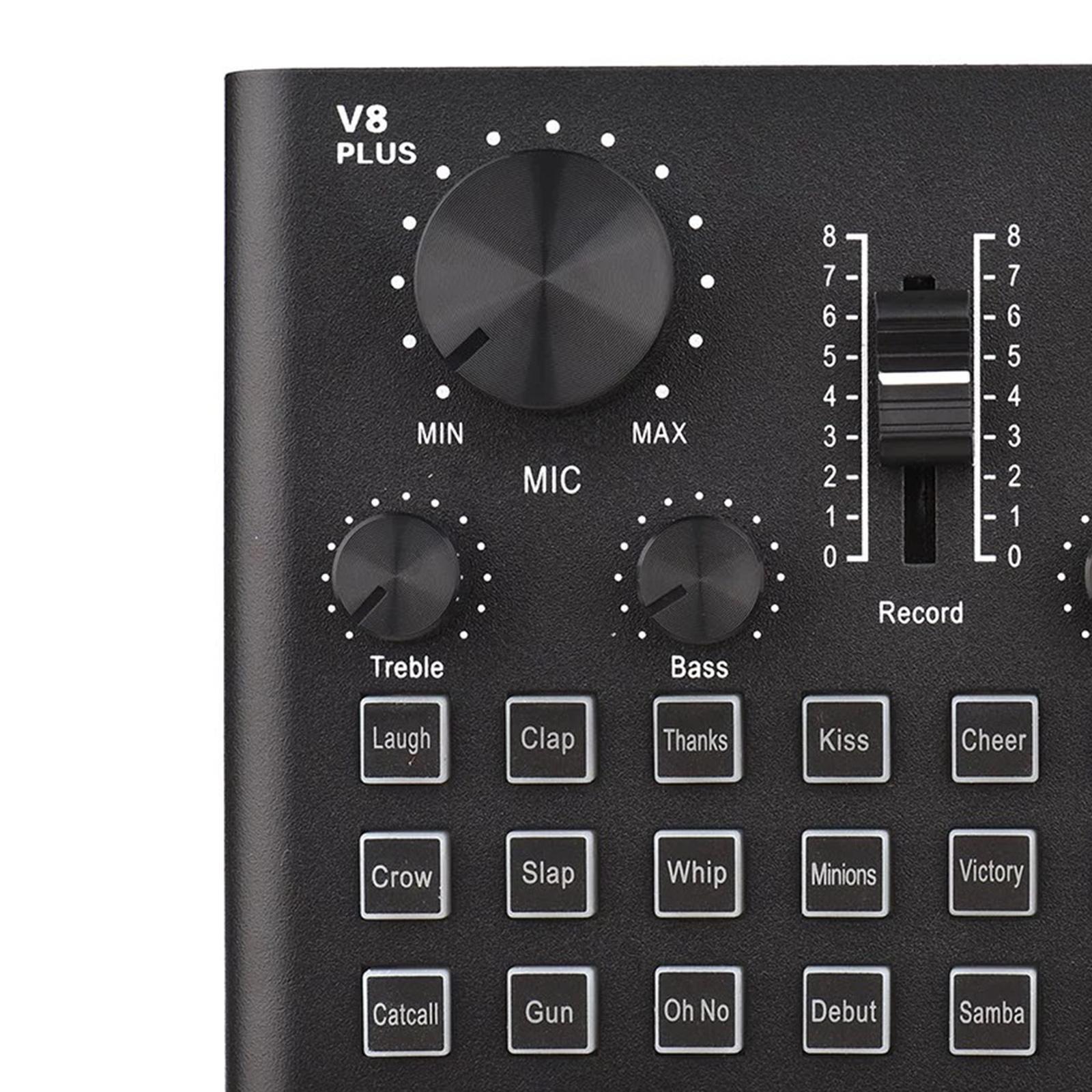 Audio Mixer ST TL Multiple Sound Effect Live for Chat Living Broadcasting