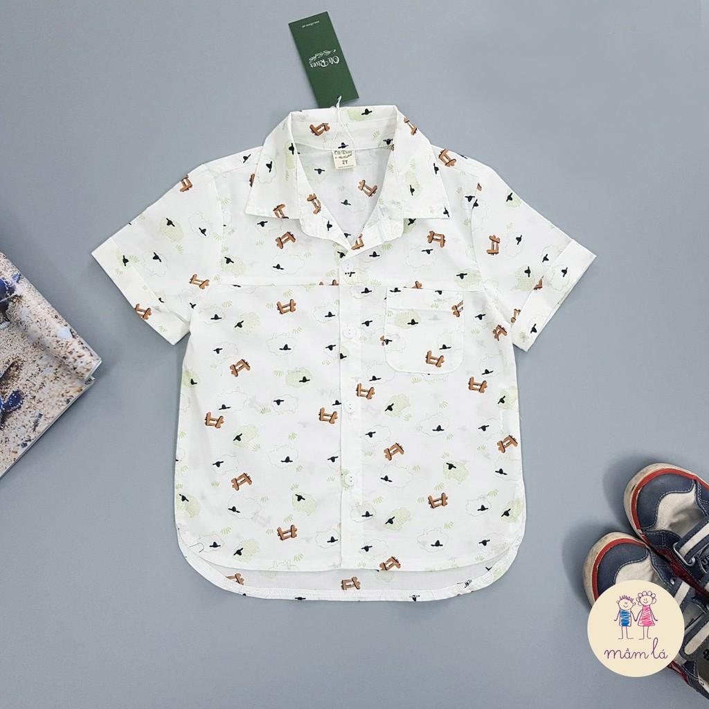 Áo sơ mi họa tiết cừu