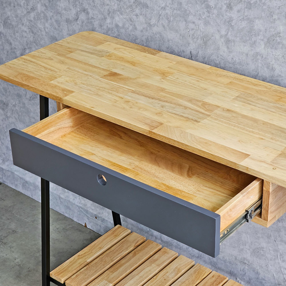 Bàn console có ngăn kéo gỗ cao su Juno sofa CSTCT069 120x40x85 cm