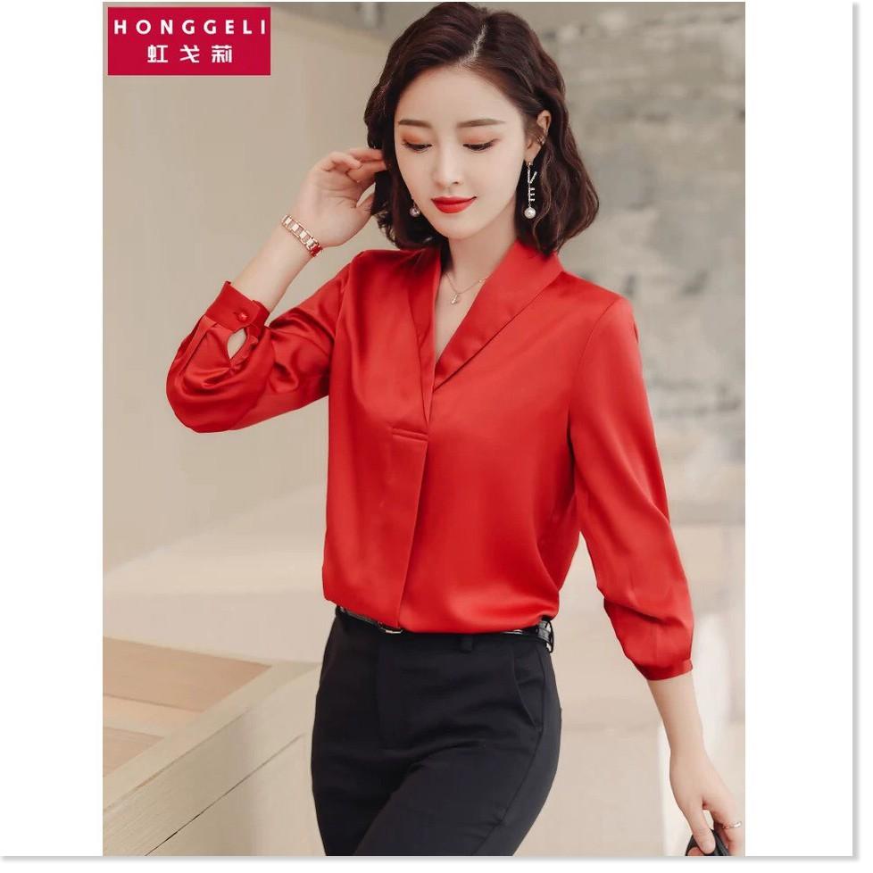 Áo sơ mi công sở tay dài - sang trọng