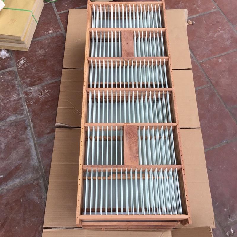 Khung lồng tập lực tự ráp loại 60cm, 80 cm, 1m dành cho chim chào mào, chích choè, hoạ mi gỗ gõ nan cáp quang cao cấp