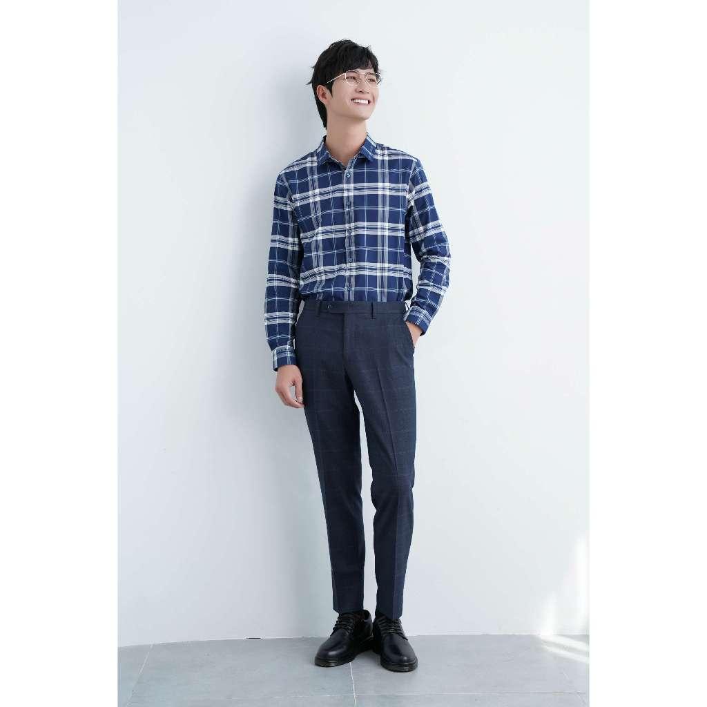 Quần Âu Nam Caro Xanh GENEROS LD022 020123208MF