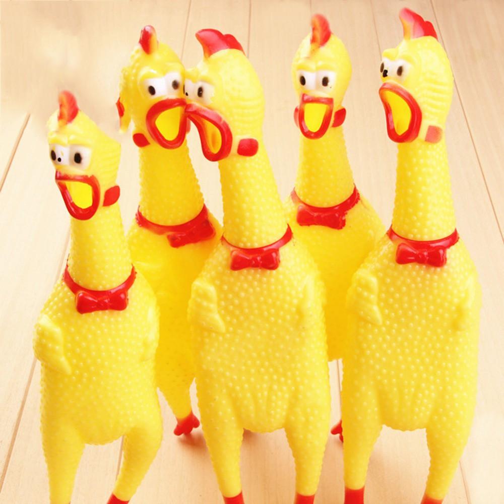 Gà La Hét - Gà Cao Su Huấn Luyện Chó - Gà Bóp SIZE M 34 Cm bán nốt nghỉ