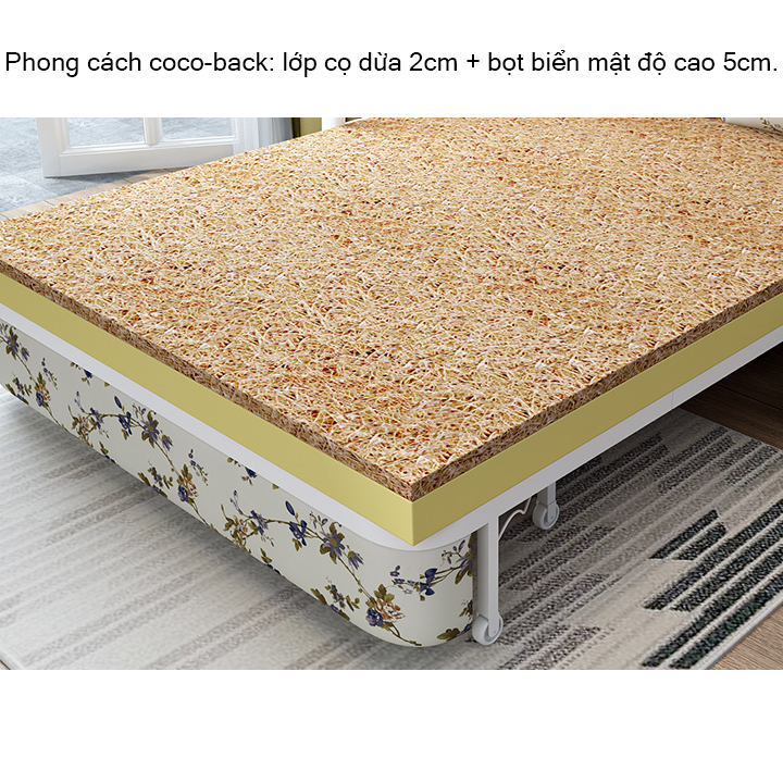 Giường thông minh giường sofa gấp gọn thành ghế 1m30 x 1m95 Sofa giường gấp đa năng Giường gấp gọn thông minh cao cấp Giường ngủ thông minh Giường gấp gọn Hàn Quốc sang trọng hiện đại