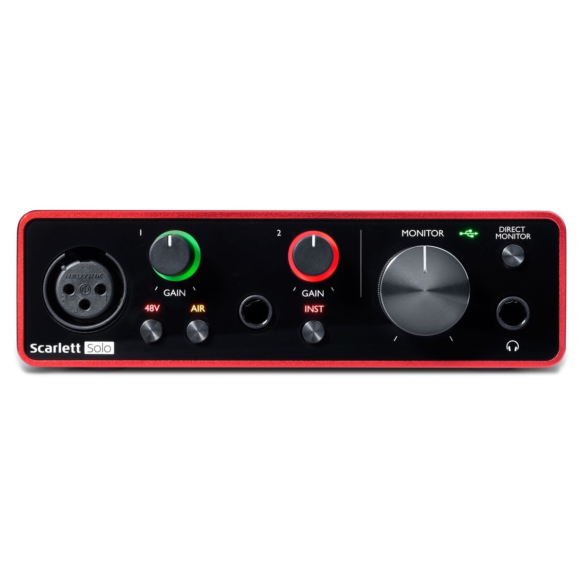 Soundcard thu âm Focusrite Scarlett Solo, 2i2, 4i4 (Gen3)