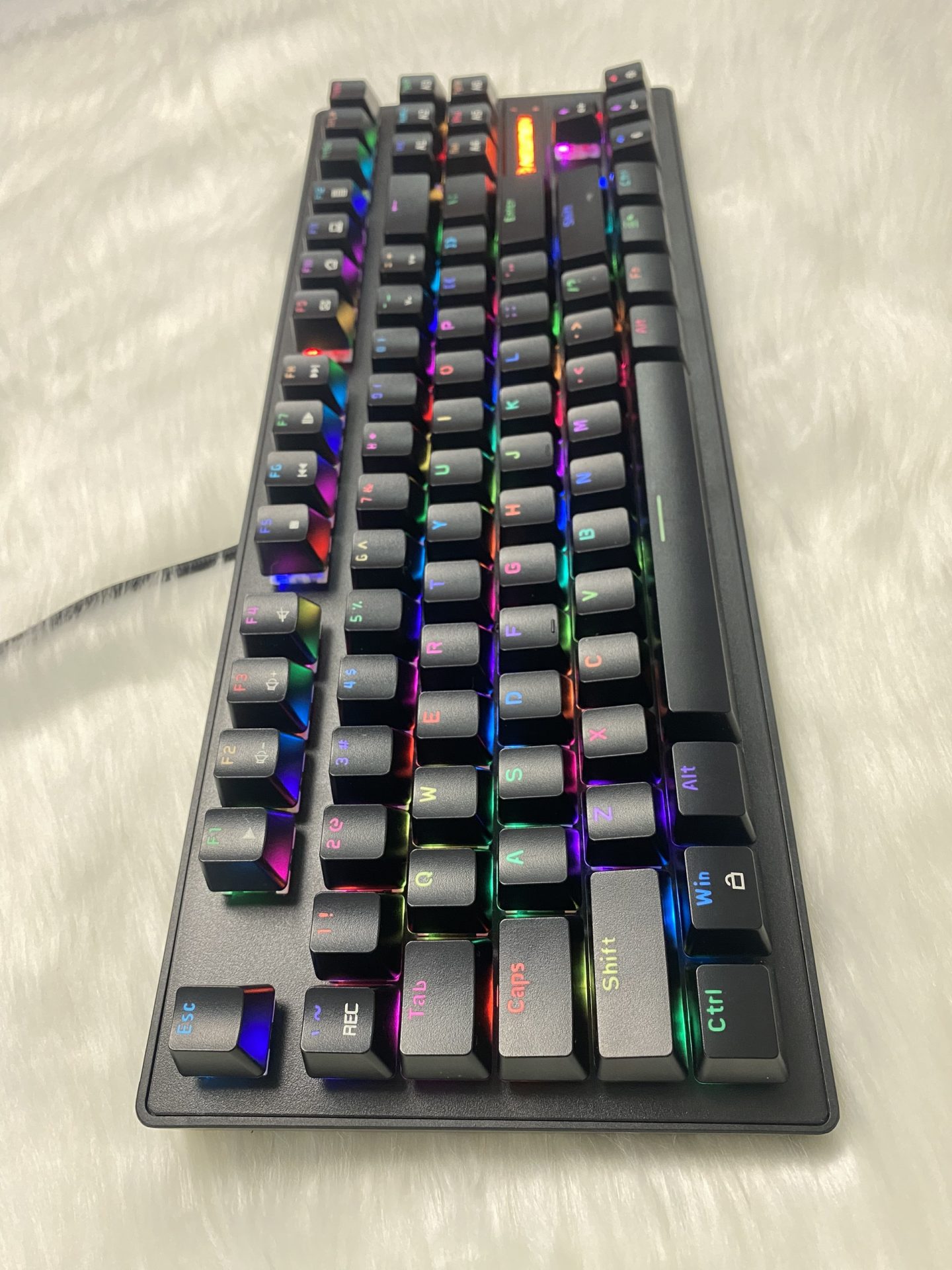 Bàn Phím Cơ Máy Tính Có Dây - Newmen GE87R TKL | RGB | ABS Keycap - Hàng Chính Hãng