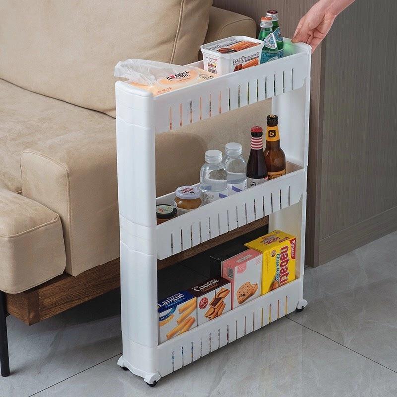 Kệ Kéo để đồ 3 tầng đa năng có bánh xe