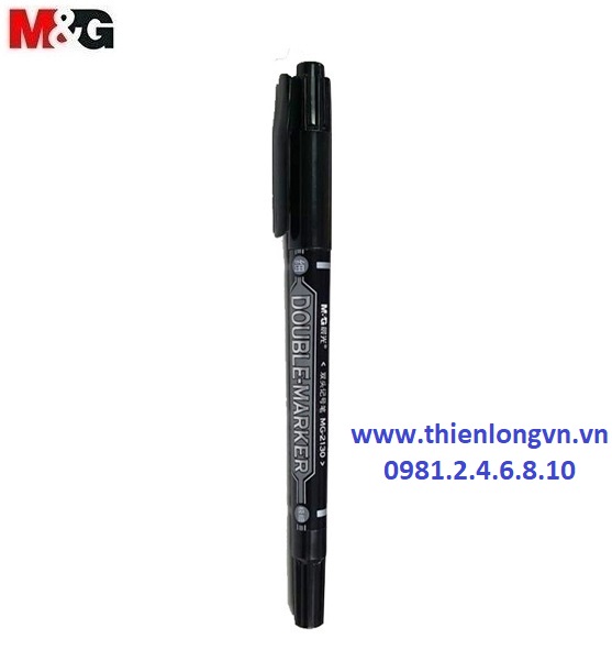 Bút dạ kính 2 đầu M&amp;G - APM21372 mực đen