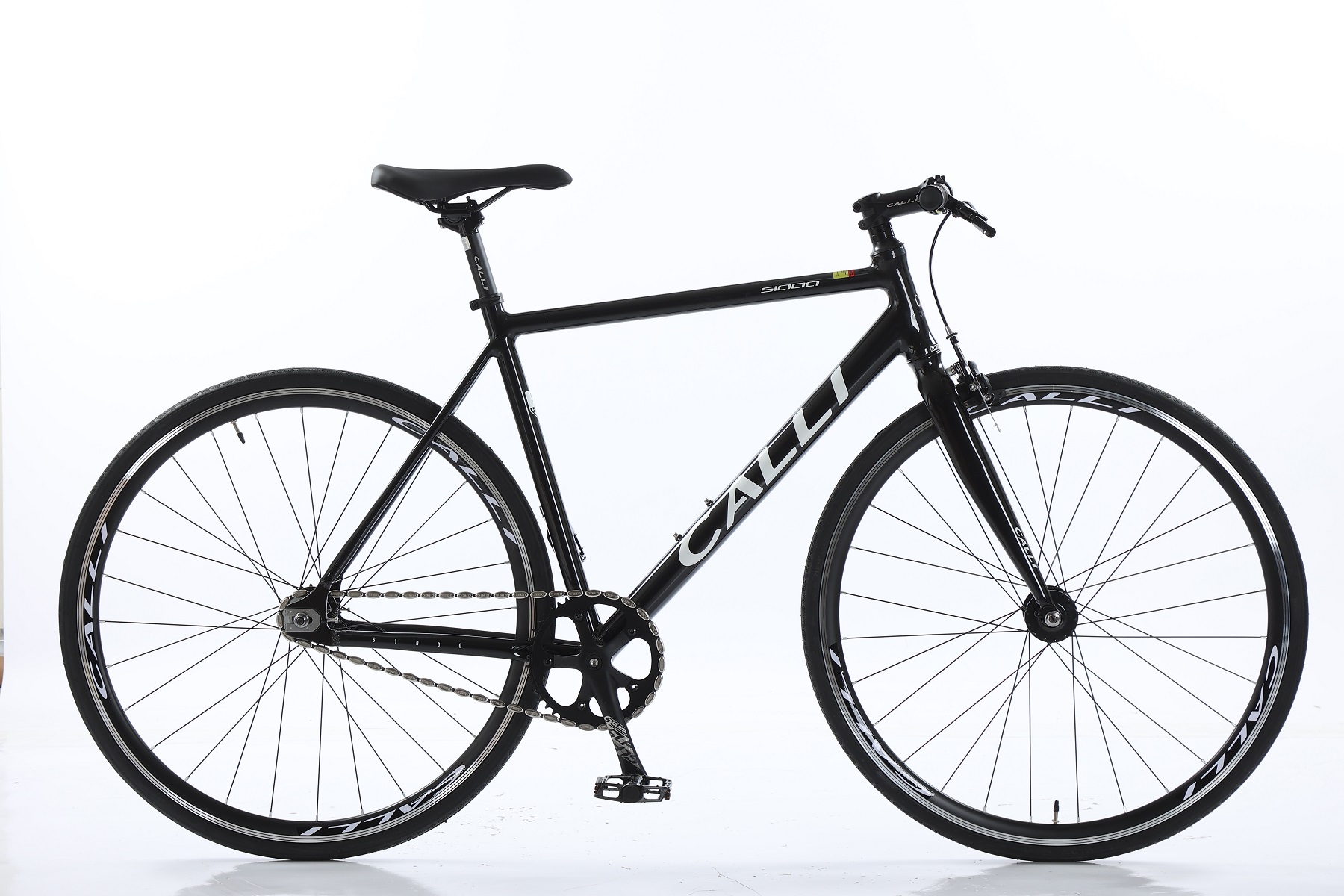 Xe đạp Fixed Gear CALLI S1000 Khung nhôm không mối hàn, Phanh nhôm