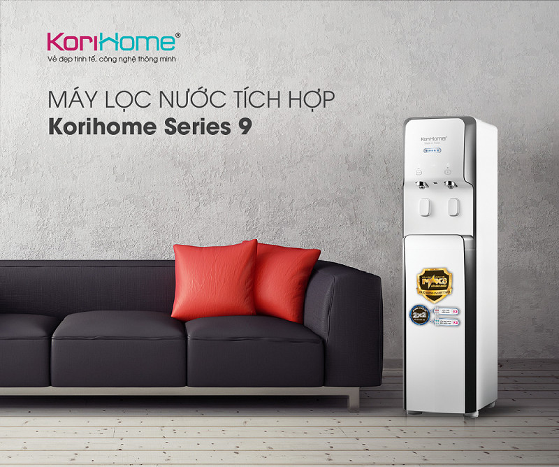 Máy lọc nước tích hợp nóng lạnh Korihome Series 9 WPK-938 - Chính Hãng