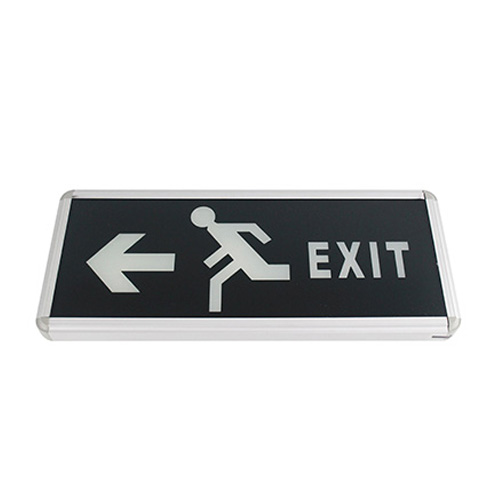 Đèn Exit thoát hiểm một mặt, đen FK-EX01D-1S