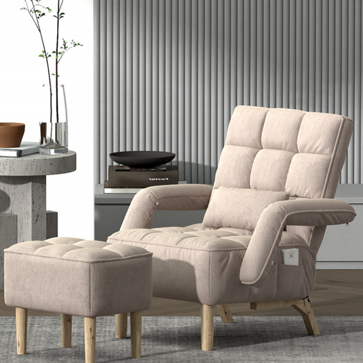 Ghế sofa lười, ghế thư giãn có gác chân, ghế sofa thư giãn