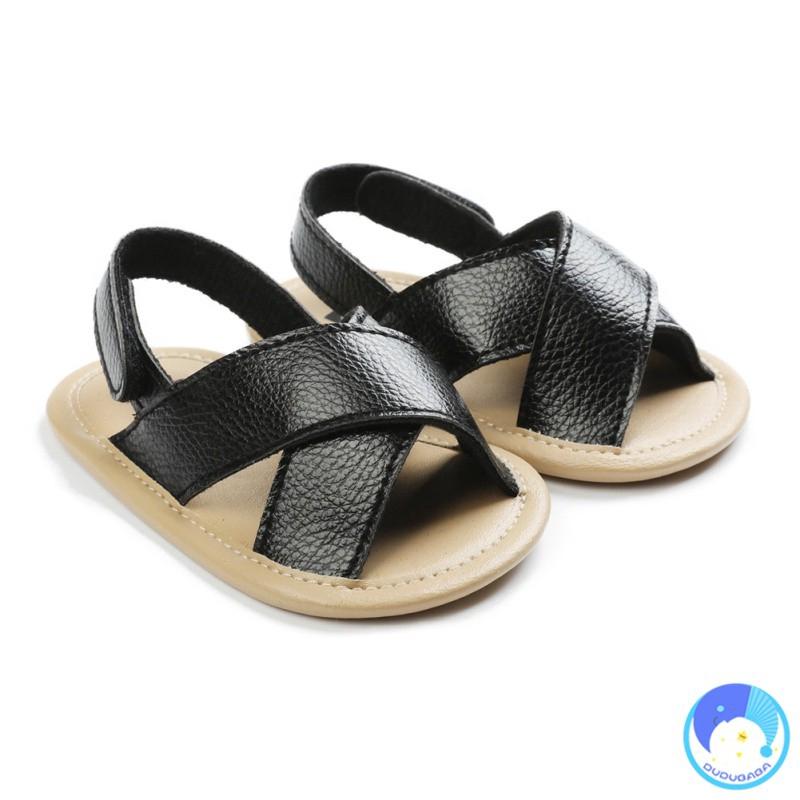 Giày Sandal Đế Mềm Chống Trượt Cho Bé Trai Từ 0-18 Tháng Tuổi