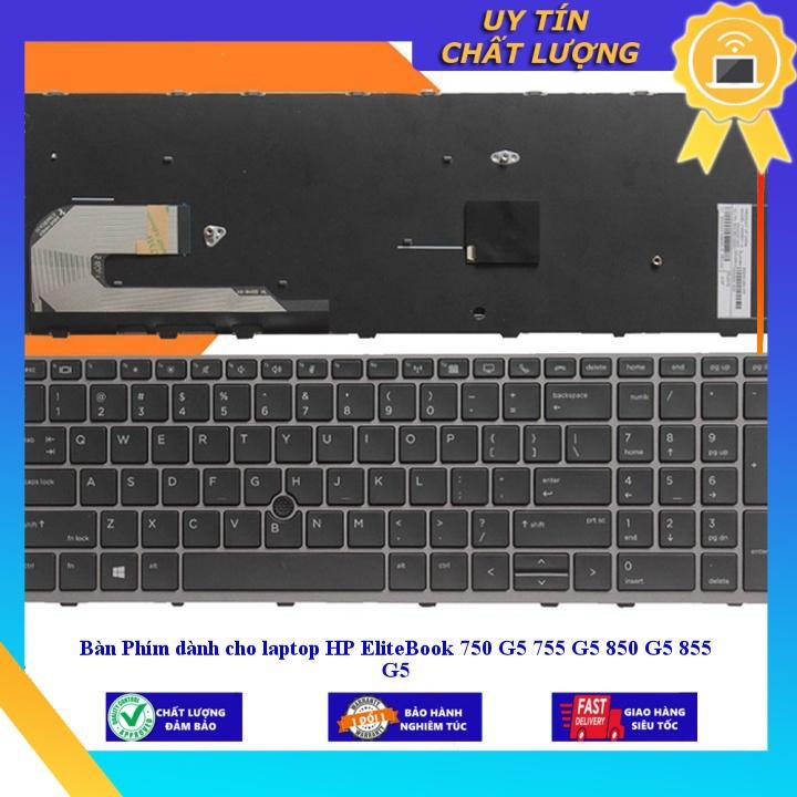 Bàn Phím dùng cho laptop HP EliteBook 750 G5 755 G5 850 G5 855 G5 - Hàng Nhập Khẩu New Seal