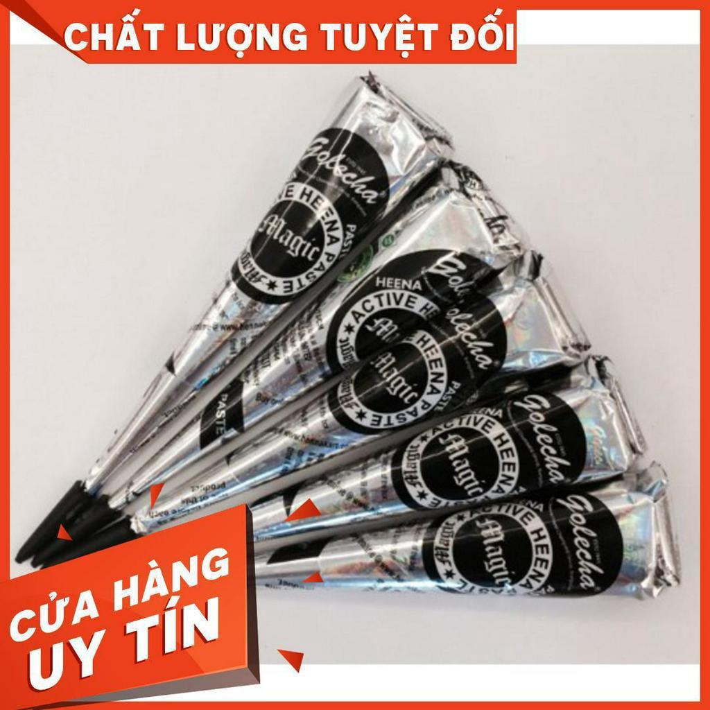 Mực henna đen golecha Ấn Độ 1 hộp 12 tuýp