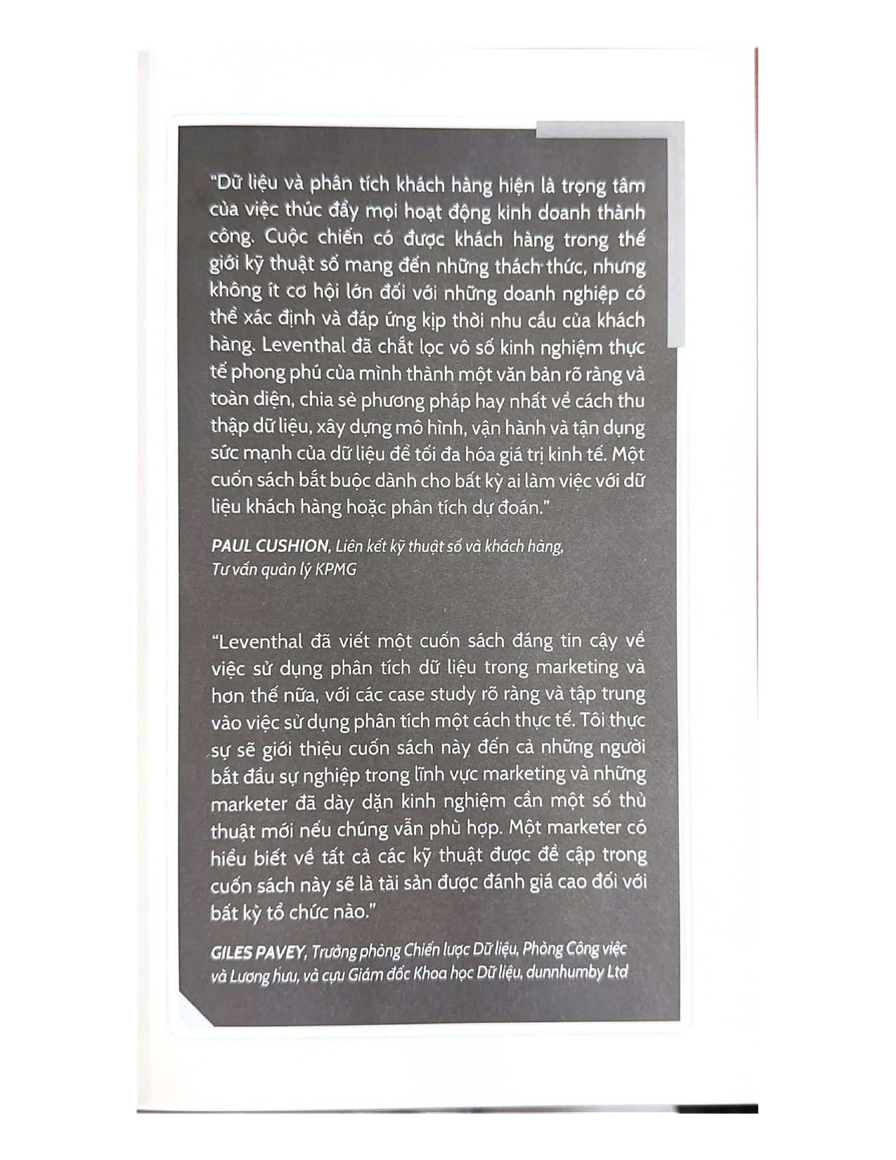 Chuyên Gia Phân Tích Dự Đoán Marketing - Vanlangbooks