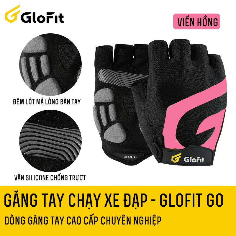 Găng Tay Chạy Xe Đạp Chuyên Nghiệp - GO GLOFIT, Dòng Găng Tay Cao Cấp Đa Năng Chính Hãng Glofit (1 Đôi)