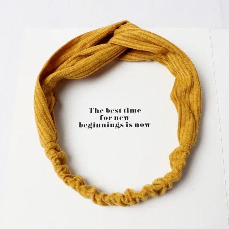 Women Sports Headband Cross Knot Elastic Hair Bands Twisted Knotted Headwrap for Summer Sport Running Gym Headbands Accessories