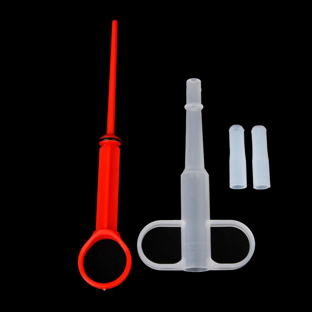 Pet Dog Cat Capsule Tablet Pill Gun Piller Pusher Syringe Doser Set Red