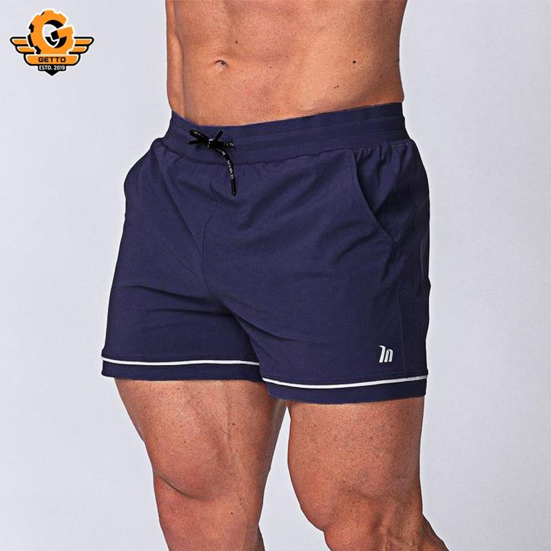 Quần đùi nam, quần short thể thao nam kẻ viền vải cotton 65/35 mềm, mịn nhiều màu