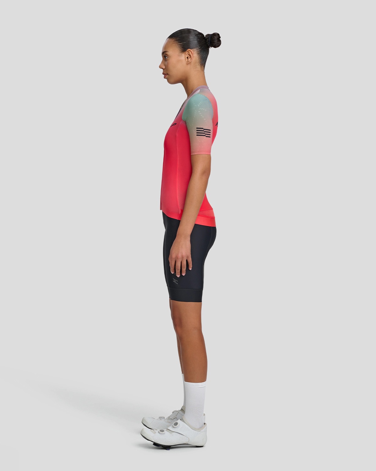 Áo Thể Thao Đạp Xe Nữ MAAP Women's Blurred Out Pro Hex Jersey 2.0