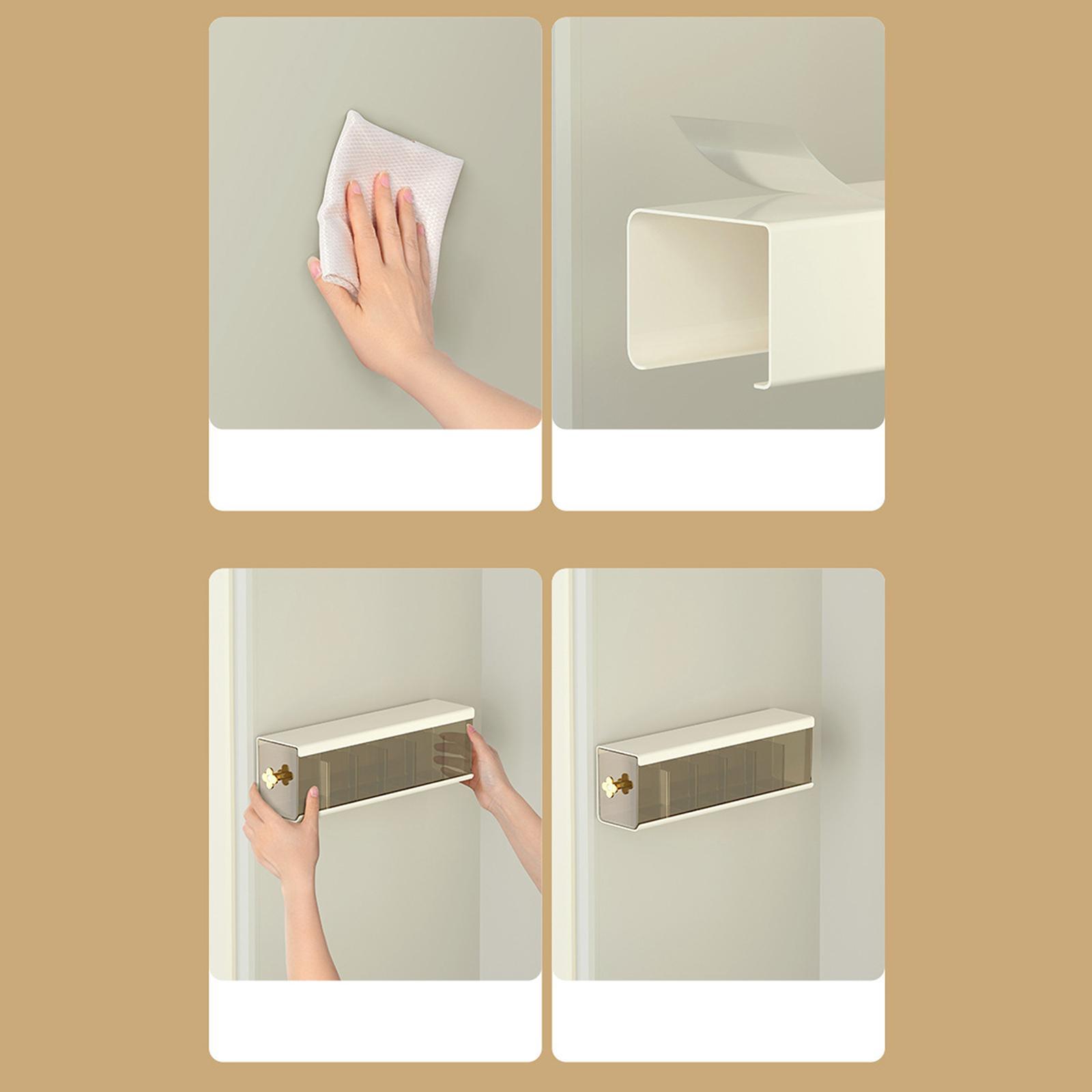 Wall Mounted Underwear Storage Box Stocking Storage Box for Wardrobe Closet