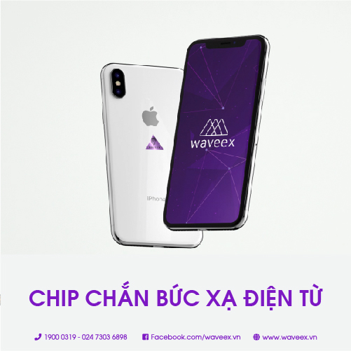 Chíp Chắn Bức Xạ Điện Từ Waveex - Hàng Chính Hãng