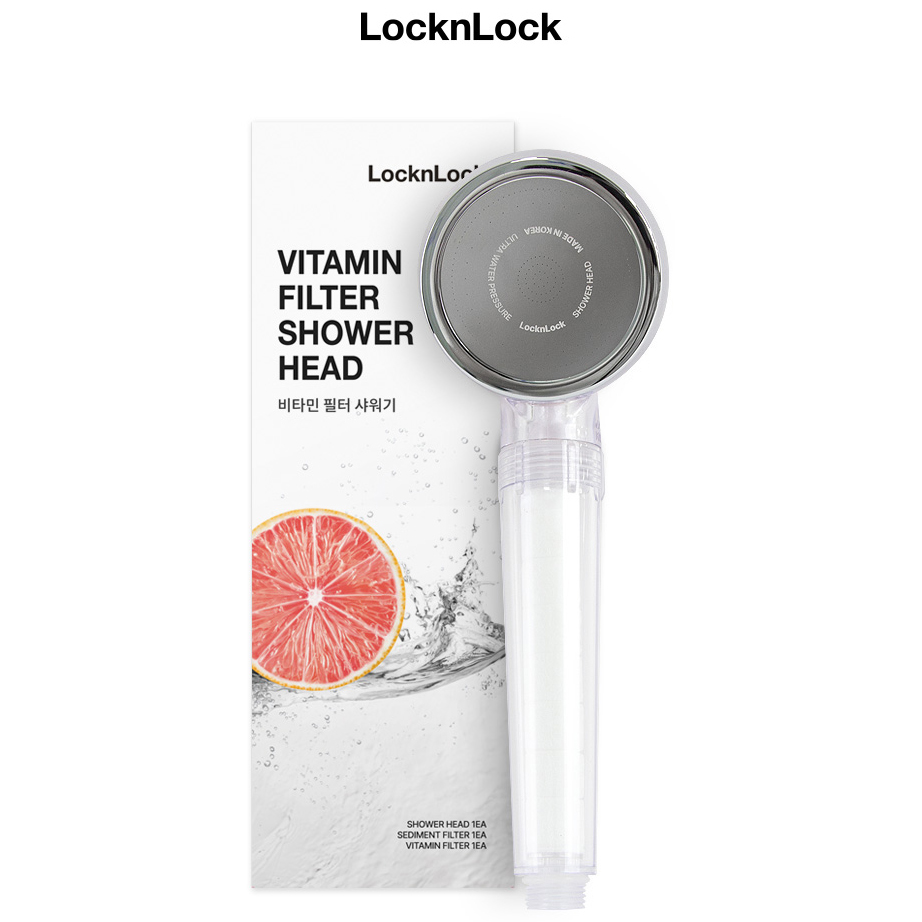 Bộ Phụ Kiện Đầu Vòi Sen Lọc Nước LocknLock 84mm CLR-KR LBW410