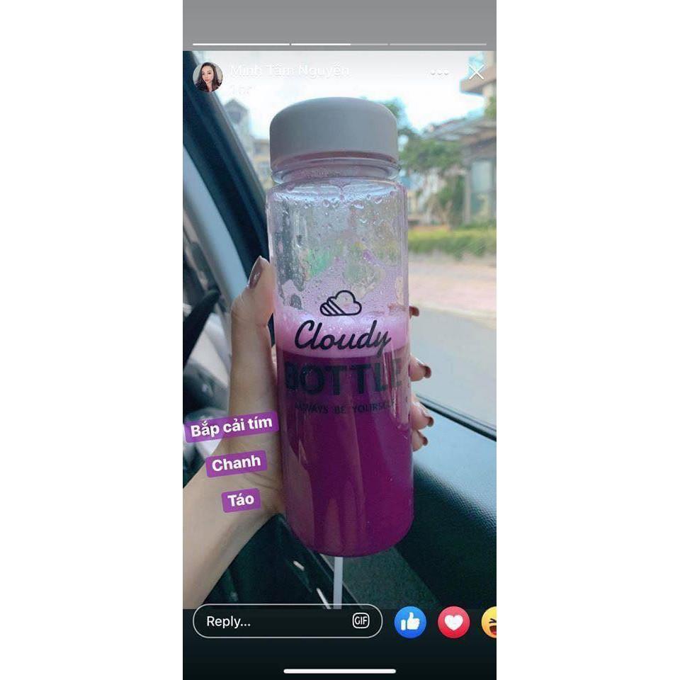 Bình uống nước Detox có nắp đậy 500ml
