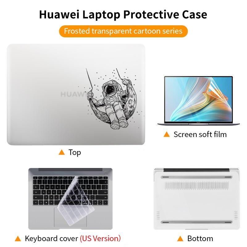 Ốp Bảo Vệ Bàn Phím 4 Trong 1 Cho Huawei Matebook D14 D15 2022 Magicbook Honor 14 13 13S 14S 16S 16.1 2021