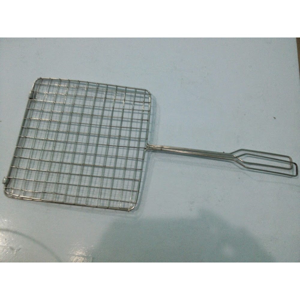 Vỉ (phên) nướng thịt, nướng mực, nướng cá chất liệu inox loại dày cao cấp tiện dụng cho gia đình