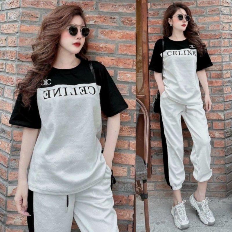 Sét bộ đồ thể thao nữ from rộng thời trang cao cấp mẫu mới đẹp có bigsize, sét bộ đi chơi mặc ơ nhà bao chất cá tính