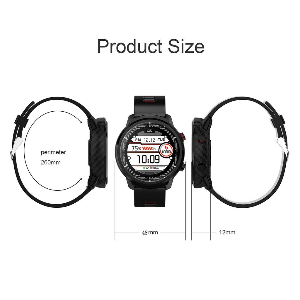 Smart Watch Pressure Sleep Monitor Fitness Black