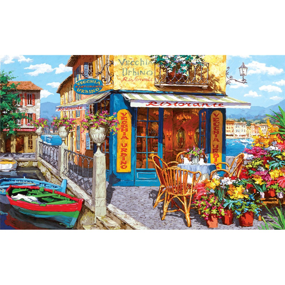 Tranh Ghép Hình 1000 Mảnh Pier Tavern Jigsaw Puzzle Randomcut 1000 Pcs (Kích Thước 70x50 cm)