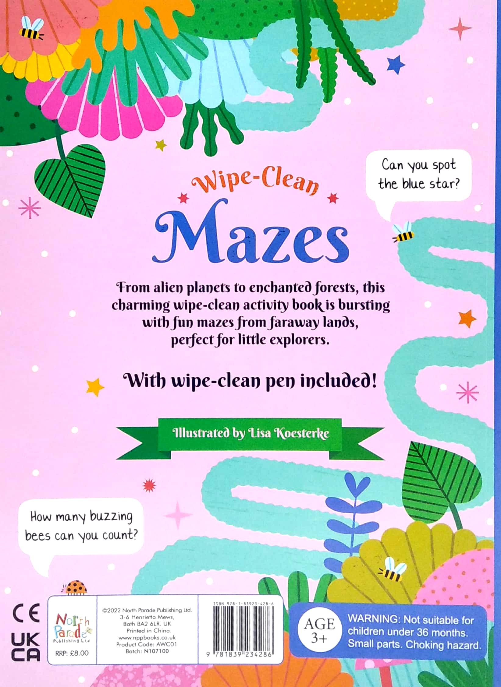 Wipe-Clean: Mazes