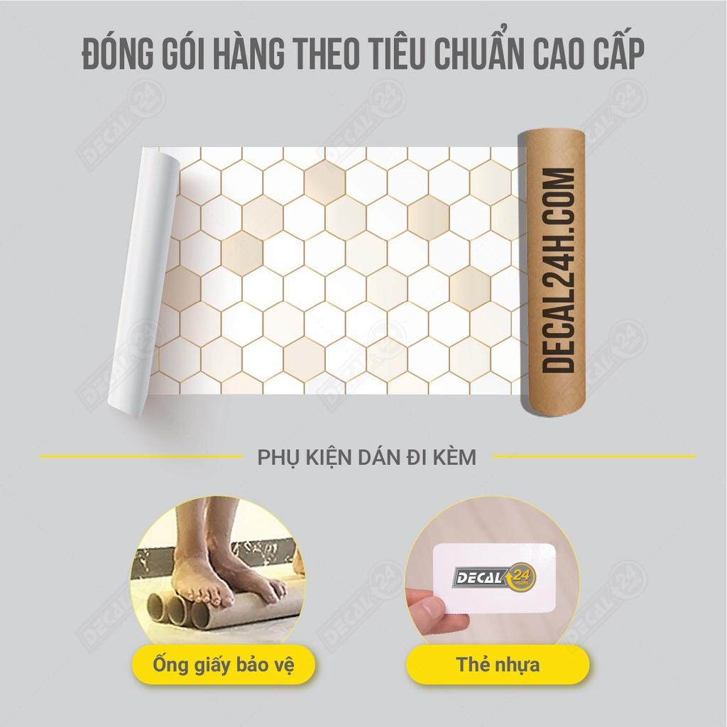 Giấy Dán Bếp chịu nhiệt chống dầu mỡ, dễ lau chùi, decal dán tường bếp giả gạch men ( DGB-104-TT ) Hàng Cao Cấp